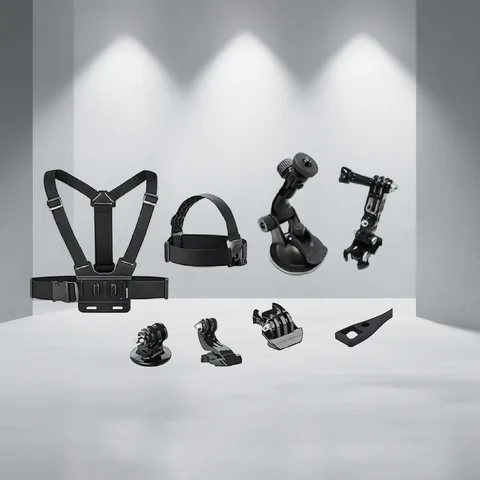 Kit 28 Accesorios Para Camara Deportiva Tipo Gopro. Con Estuche - imagen 4