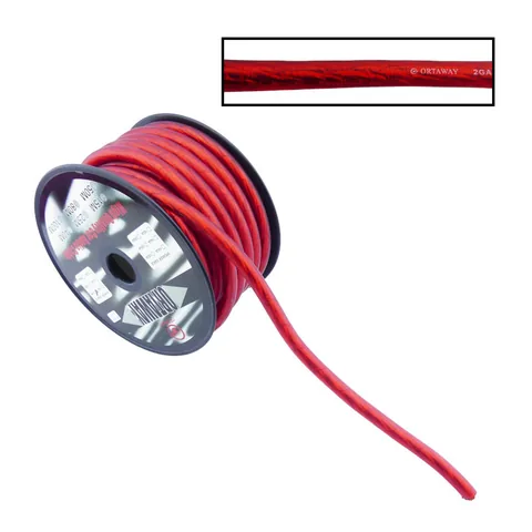 Rollo De Cable Para Amplificador Marca ORTAWAY, Audio De Auto, 15 Mts - imagen 3