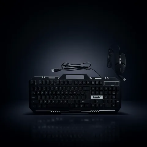 Teclado + Mouse Gamer USB Con Luz LED. Marca BANDA. - imagen 2