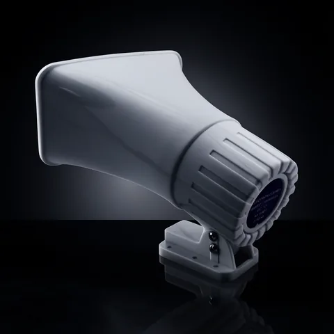 Sirena Dos Tonos De 40 Watt A 12 Volt Blanca. - imagen 2