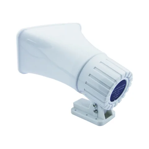 Sirena Dos Tonos De 40 Watt A 12 Volt Blanca. - imagen 3