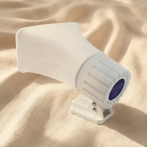 Sirena Dos Tonos De 40 Watt A 12 Volt Blanca. - imagen 4