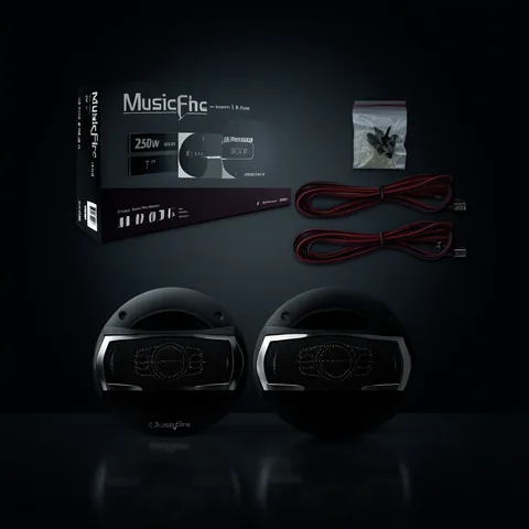 Parlante MUSICFIRE, MF-1045 De 4” Y 250 Watt. Set X2. - imagen 2