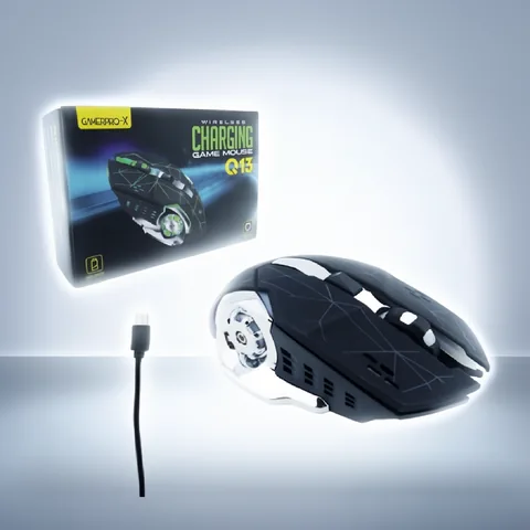 Mouse Inalambrico Gamer Recargable. Marca GAMEPRO-X. Modelo Q13 Con Iluminacion. - imagen 4