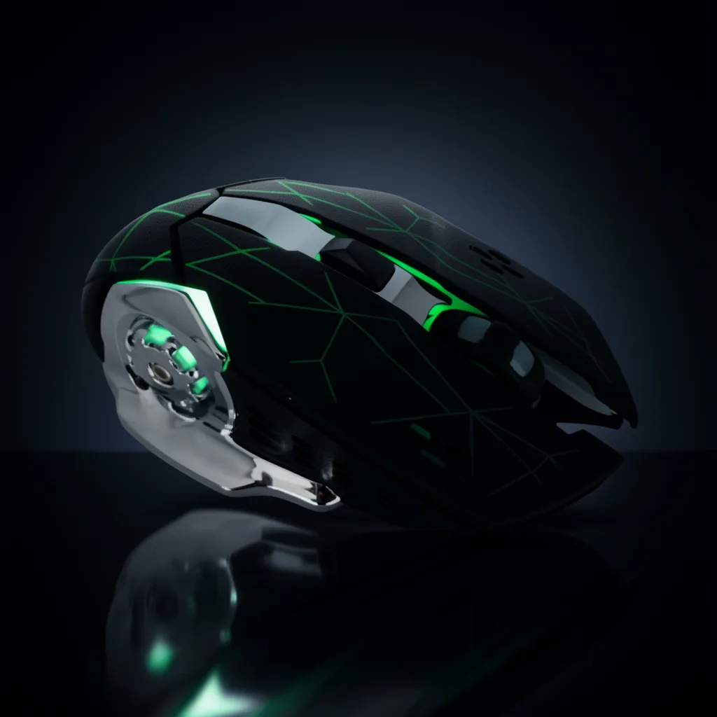 Mouse Inalambrico Gamer Recargable. Marca GAMEPRO-X. Modelo Q13 Con Iluminacion. - imagen 8