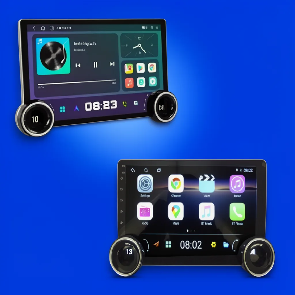 Radio Para Auto Con Pantalla 10.1 Pulgadas Con Carplay Y Android, Pantalla Touch Y Botones Redondos. - imagen 10