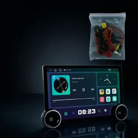 Radio Para Auto Con Pantalla 10.1 Pulgadas Con Carplay Y Android, Pantalla Touch Y Botones Redondos. - imagen 2