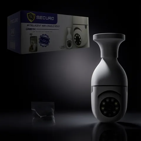 Camara De Vigilancia IP Wifi Tipo Ampolleta Marca SECURO Version 2025, APP JLXCAM. - imagen 2