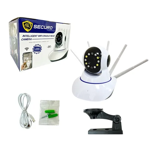 Camara De Vigilancia IP WIFI, Marca Securo, De 5 Antenas. - imagen 1
