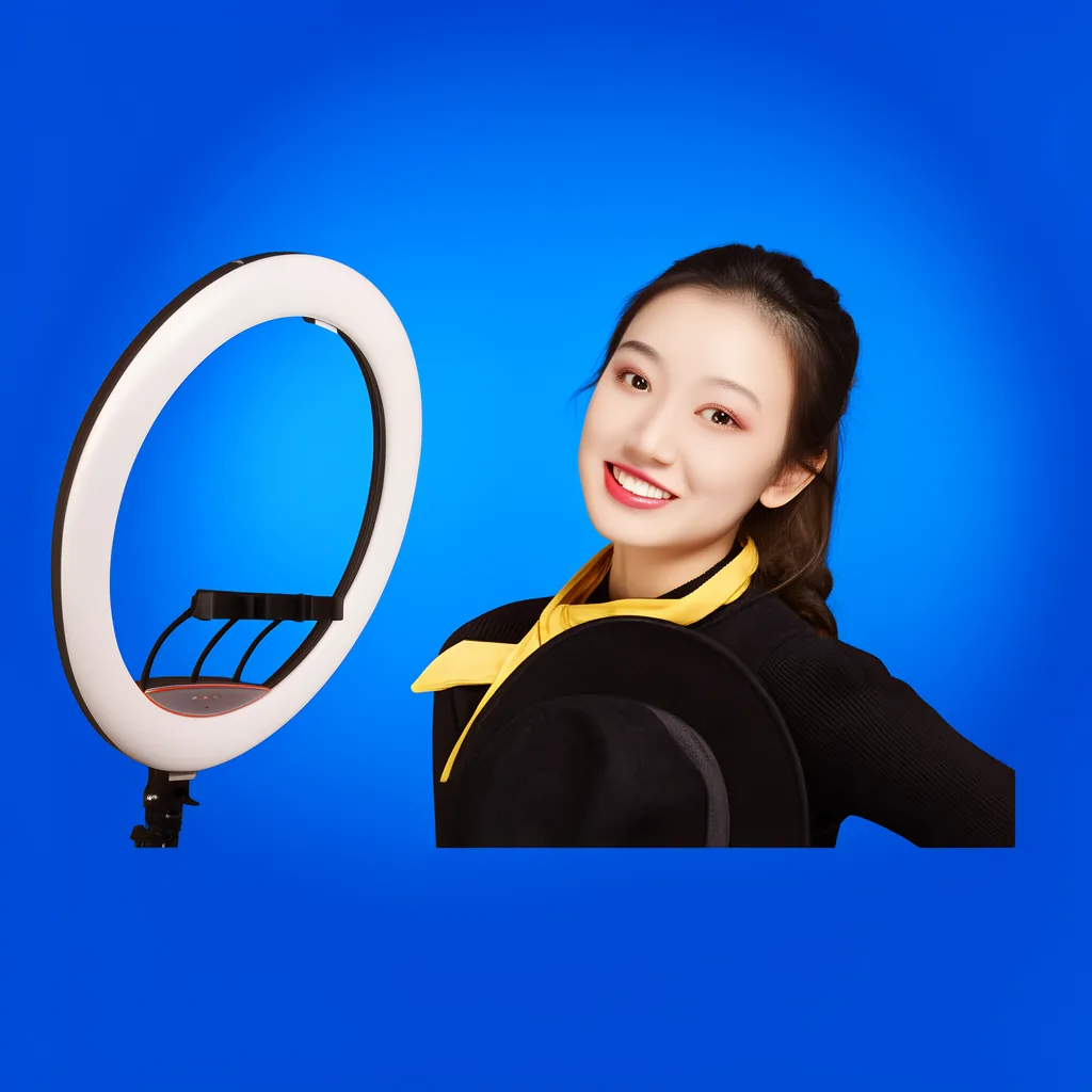 Aro LED De 18” Y 45 Cm, Modelo LIJ-45 De 3 Soportes, Control Remoto Y Atril. - imagen 6