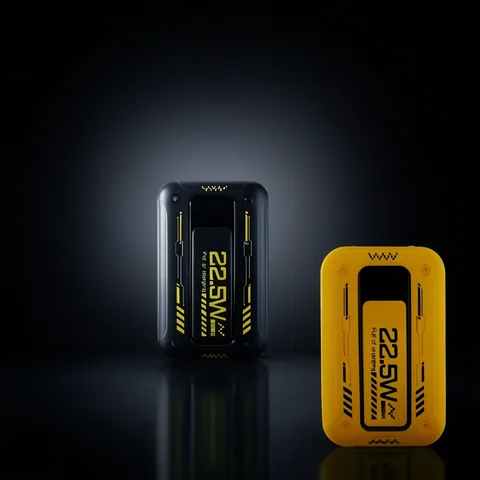 Bateria De Emergencia 22.5 Watt Con Puertos USB Type-C Micro USB Y Cables Integrados De 10.000 Mah Con Linterna - imagen 2