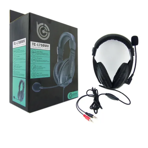 Audifonos Para Pc Con Microfono, PC.  Con Regulador De Volumen. - imagen 1