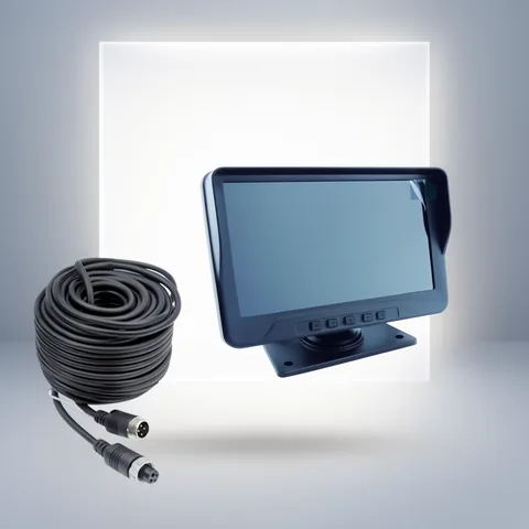 Kit DVR Con Pantalla 7” ,  Camara Integrada Mas Trasera Para Camion - imagen 4