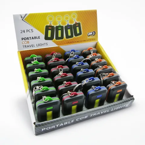 Mini Llavero Linterna, LED COB X 24 Piezas, 4 Colores - imagen 4