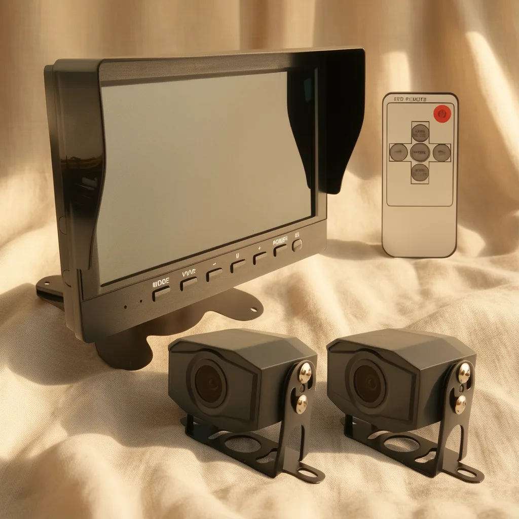 Kit DVR Con Pantalla Para Camion De 7” Mas 2 Camaras Desmontables, Compatible Con 12 O 24 Volt - imagen 10