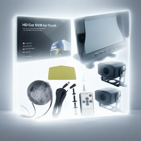 Kit DVR Con Pantalla Para Camion De 7” Mas 2 Camaras Desmontables, Compatible Con 12 O 24 Volt - imagen 4