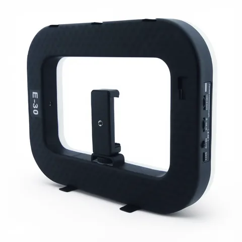 Aro LED Rectangular Modelo E30 Recargable Con Soporte Para Smartphone Y Control Bluetooth. - imagen 2