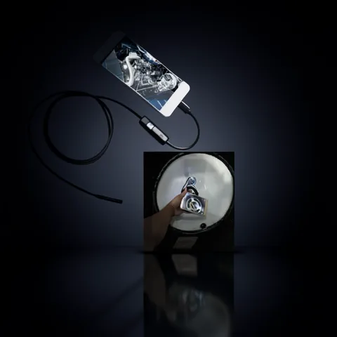 Camara Endoscopica Para Smartphone Con Cable De 5 Metros. OTG Mas Tipo C - imagen 2