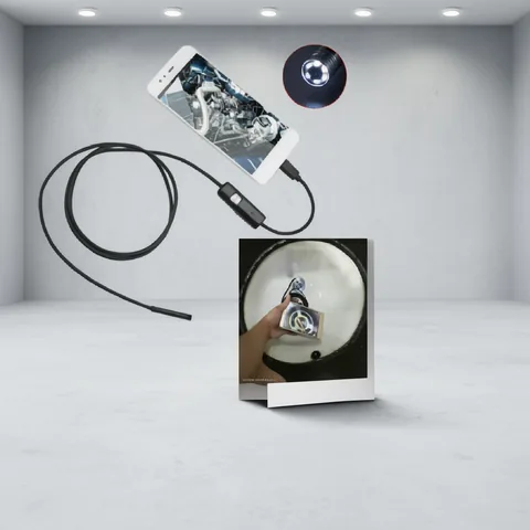 Camara Endoscopica Para Smartphone Con Cable De 5 Metros. OTG Mas Tipo C - imagen 4