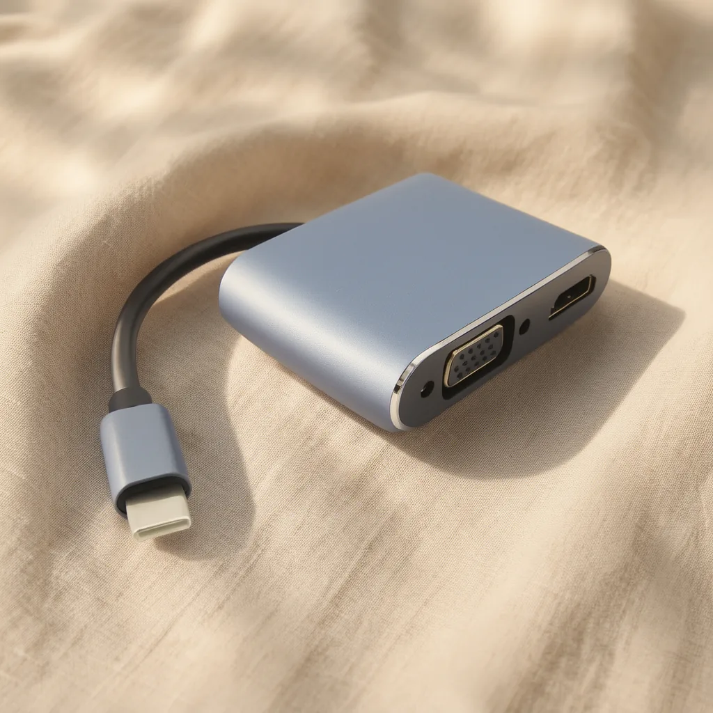 Convertidor Cable Type-C 4 En 1 HDMI, VGA, USB Y Type-C - imagen 8