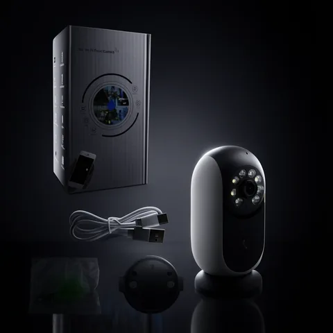 Camara De Vigilancia IP WIFI Con Sensor De Movimiento, Boton De Llamada De Emergencia Y Utiliza APP 390EYES - imagen 2