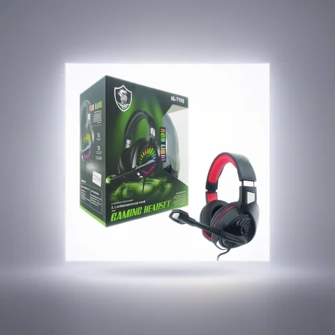 Audifono Para Gamer Con Microfono, IG-7900, Con 2 Plug 3,5Mm, Con Luz RGB. En Caja. - imagen 4