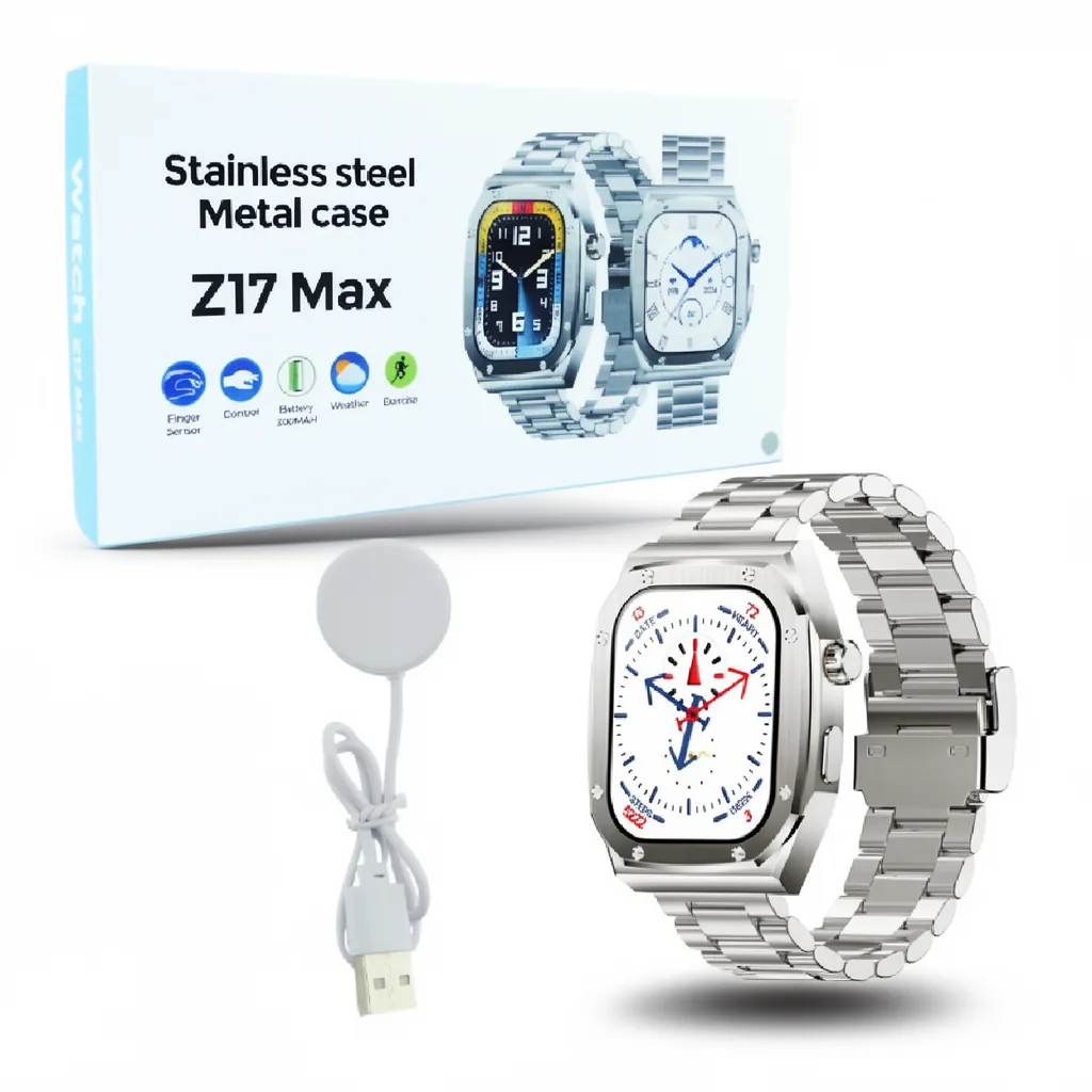 Reloj Smartwatch Modelo Z17MAX De Malla En Metal - imagen 8