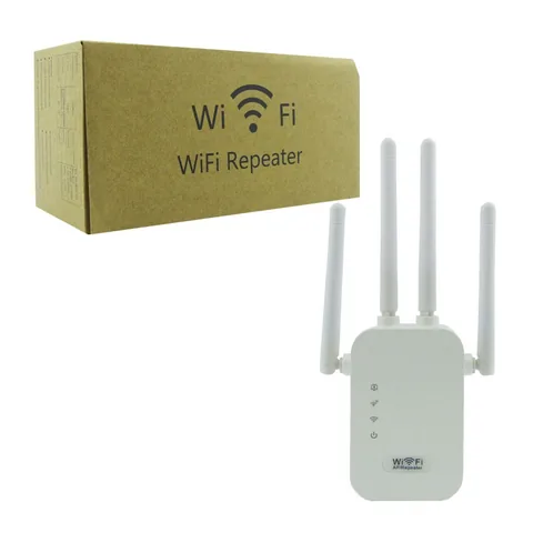 Repetidor Y Amplificador Wifi De 4 Antenas Con Alto Rango De Alcance. - imagen 1
