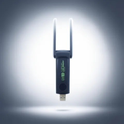Antena Wifi Dual Band USB De 2.4 Y 5G A 1200-1300 Mbps Y Doble Antena. - imagen 2