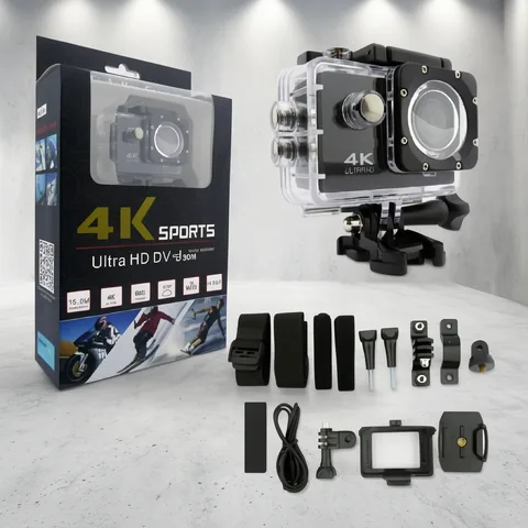 Camara Mini Tipo Gopro, Con WI-FI, Pantalla 2”, 4K. En Caja. - imagen 4