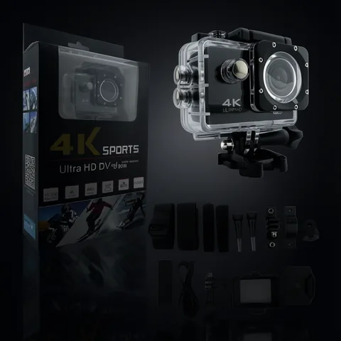 Camara Mini Tipo Gopro, Con WI-FI, Pantalla 2”, 4K. En Caja. - imagen 2