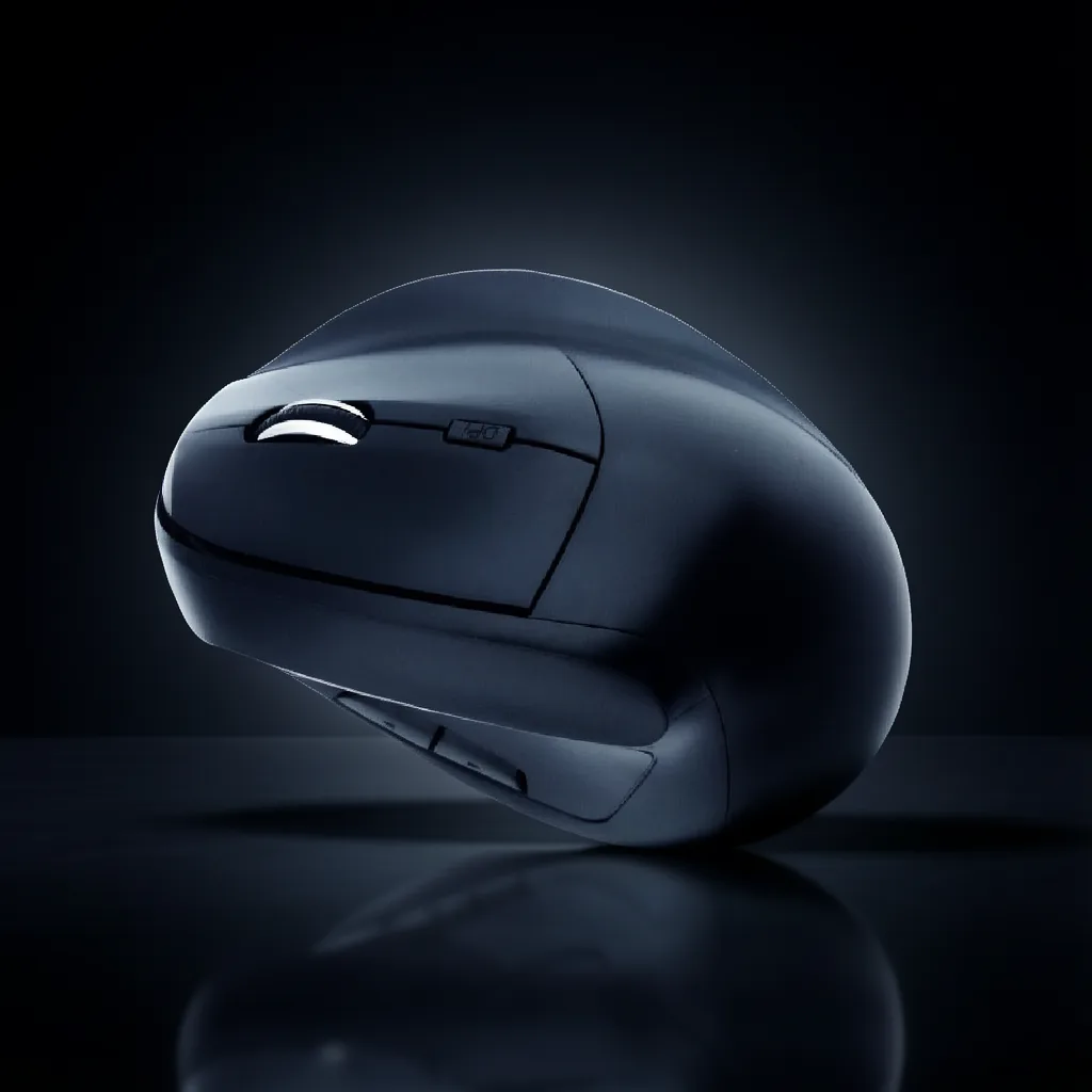 Mouse Inalambrico Vertical Marca YELANDAR Modelo D7 Bluetooth Recargable 2.4 Ghz De 6 Botones Y Variedad De Colores. - imagen 8
