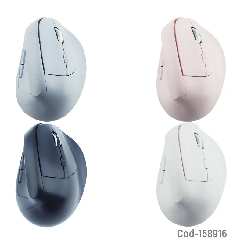Mouse Inalambrico Vertical Marca YELANDAR Modelo D7 Bluetooth Recargable 2.4 Ghz De 6 Botones Y Variedad De Colores. - imagen 5