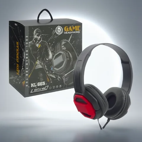Audifonos Para Gamer Con Microfono Multimedia On Ear Plug 3.5Mm, KL-665 - imagen 4