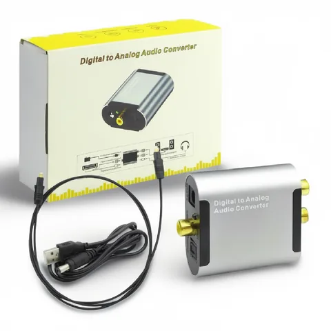 Convertidor De Audio Digital A Analogo Con Cable Optico - imagen 4
