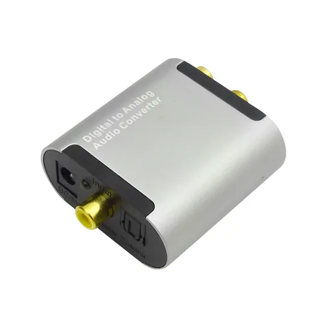Convertidor De Audio Digital A Analogo Con Cable Optico - imagen 3