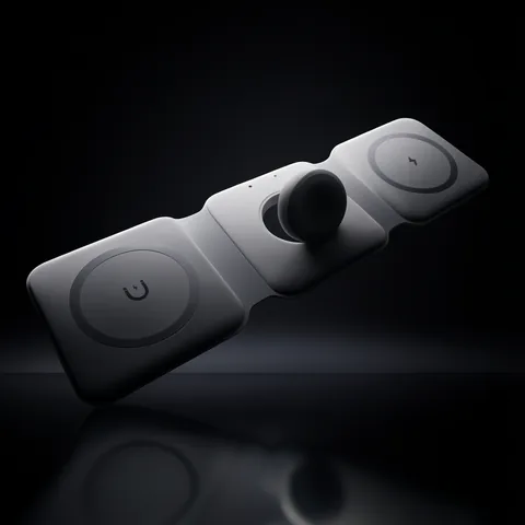 Cargador Inalambrico 3 En 1 Compatible Magsafe, Lightning, Smartwatch, Audifono Y Smartphone - imagen 2