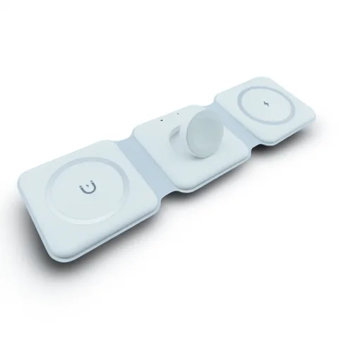 Cargador Inalambrico 3 En 1 Compatible Magsafe, Lightning, Smartwatch, Audifono Y Smartphone - imagen 4