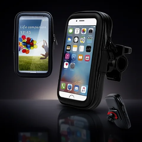Porta Smartphone Touch Para Moto/Bicicleta De Hasta 5.5”. En Caja - imagen 2