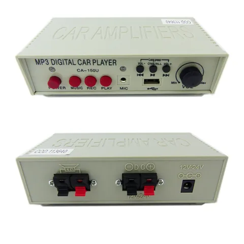 Megafono Mp3, 12 V, Para Auto, Con Iman, Rec, USB, Sirena - imagen 3
