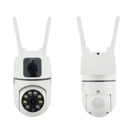 Camara De Vigilancia IP Wifi Doble Lente Modelo E10 Con Giro De 360° Y 8 LED Compatible Con La App V380. - imagen 3