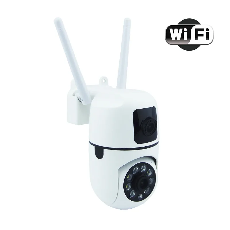 Camara De Vigilancia IP Wifi Doble Lente Modelo E10 Con Giro De 360° Y 8 LED Compatible Con La App V380. - imagen 7