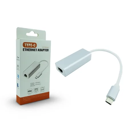 Adaptador Cable Tipo C A LAN RJ45. En Aluminio. - imagen 2