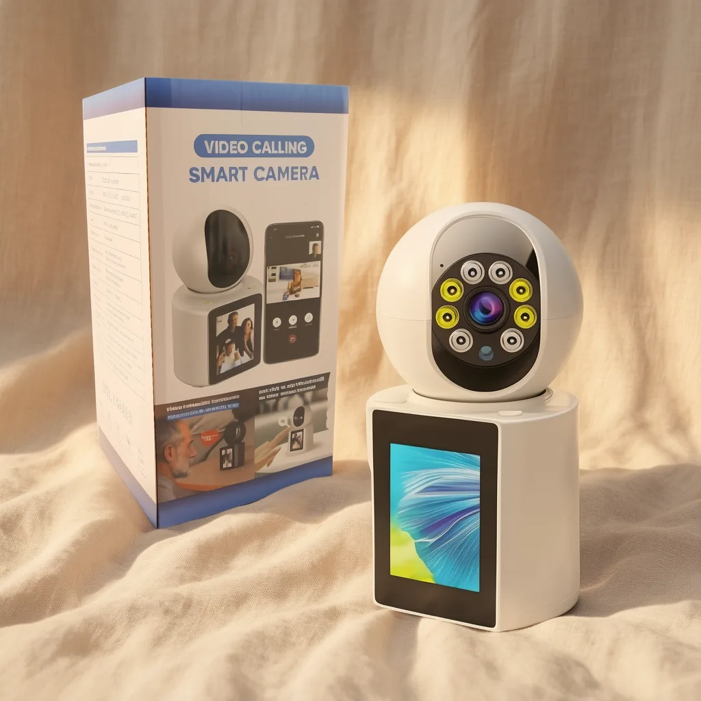 Camara De Vigilancia IP WIFI Con Pantalla, Ideal Para Videollamada. - imagen 6