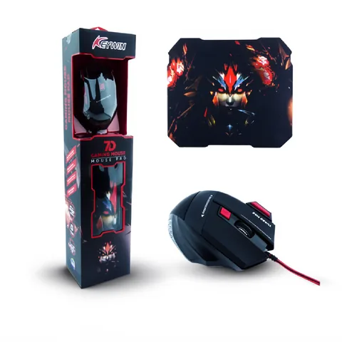 Mouse Y Mouse Pad KEYWIN 7B - imagen 2