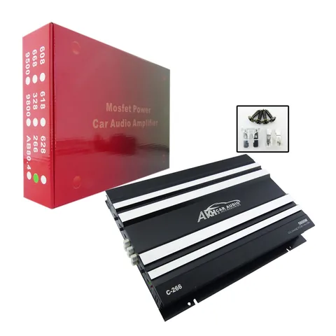 Amplificador 5800 Watt, 4 Canales, Para Auto, De Alta Calidad. - imagen 1