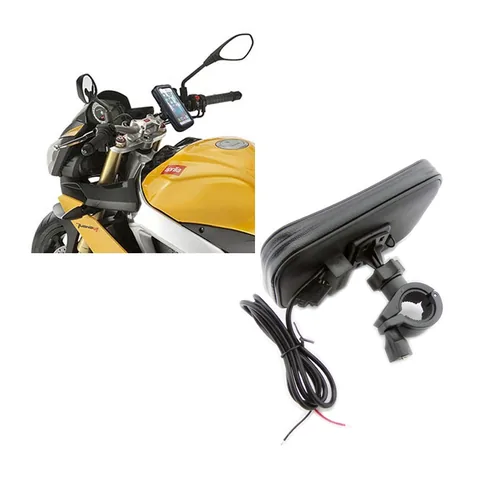 Porta Smartphone USB Impermeable Para Moto, De Alta Calidad. - imagen 3