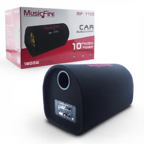 Bazooka 10 Pulgadas A 12 Volt Marca MUSIC FIRE Modelo MF-1710 De 1800 Watt - imagen 4
