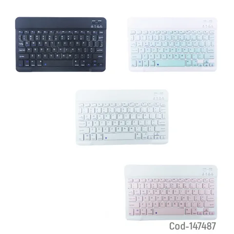 Teclado Y Mouse Con BLUETOOTH – INALAMBRICO Compatible Con Tablet, Smartphone Y PC. Colores Varios - imagen 3