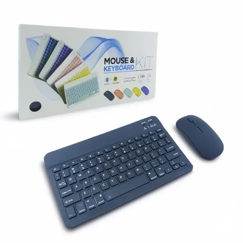 Teclado Y Mouse Con BLUETOOTH – INALAMBRICO Compatible Con Tablet, Smartphone Y PC. Colores Varios - imagen 2